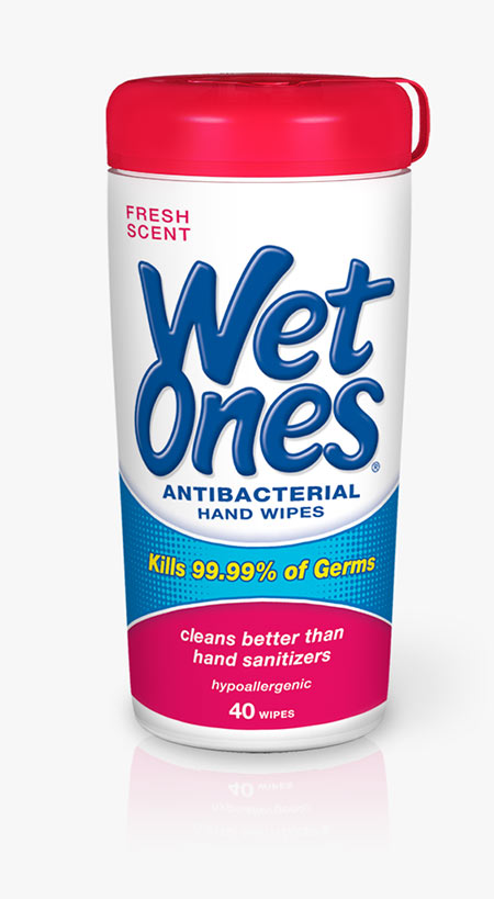 Wet Ones packaging - before