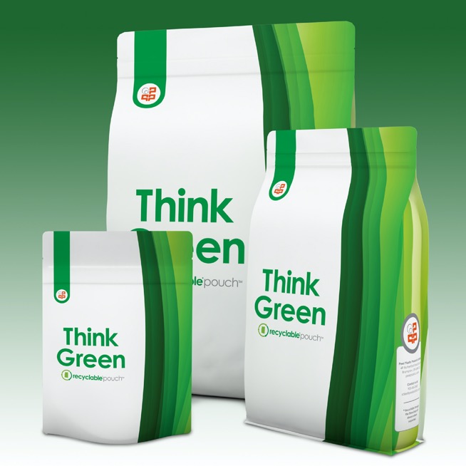 Peel Plastic “Think Green”: Recyclable Pouches