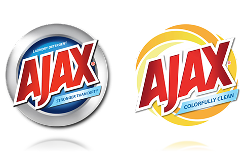 Ajax logo brand refresh - before and after