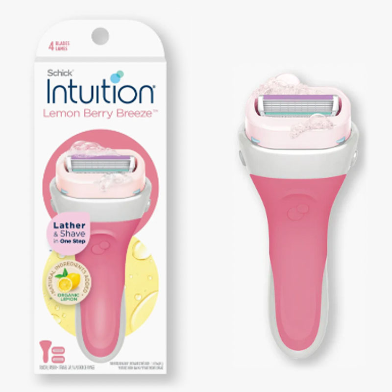 schick intuition product and package design