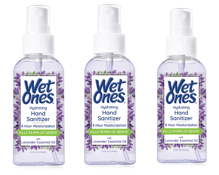 Wet Ones hand sanitizer packaging